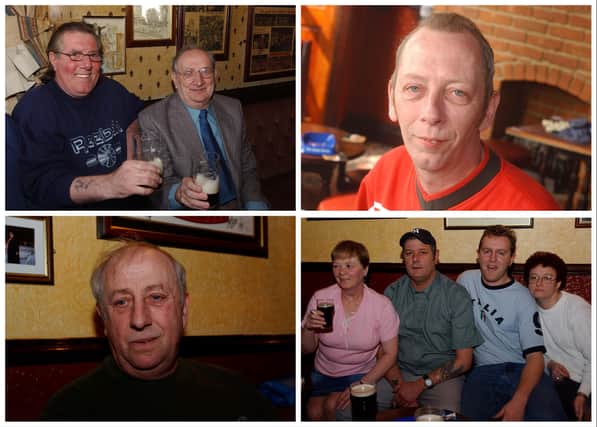 Back in time for this gallery of faces inside the pub in 2003, 2005 and 2007.