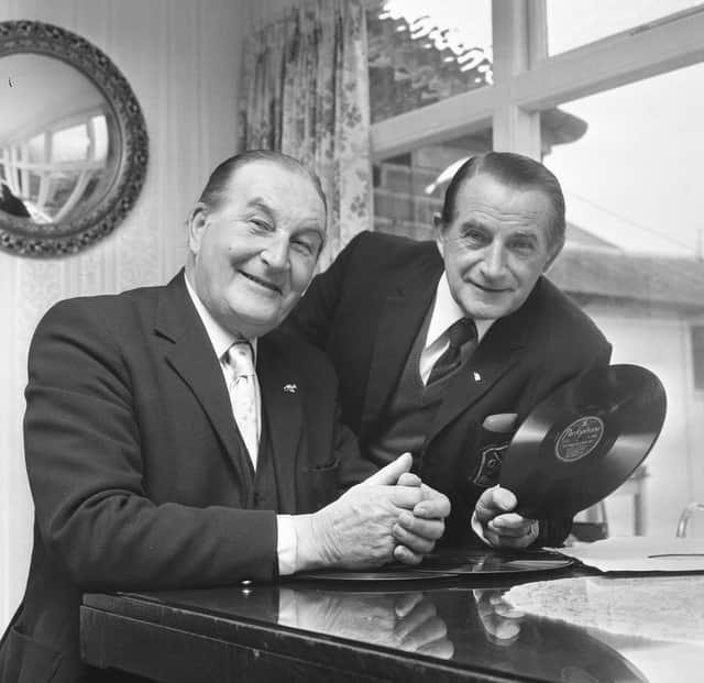 Song and comedy duo Bob and Alf Pearson pictured in 1973.