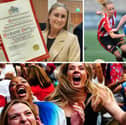 Steph Houghton (now Darby) (top left) and Beth Mead have been sharing their joy at the England Women's team reaching the World Cup Final.