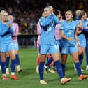 England's Chloe Kelly celebrates after the FIFA Women's World Cup semi-final match at Stadium Australia, Sydney