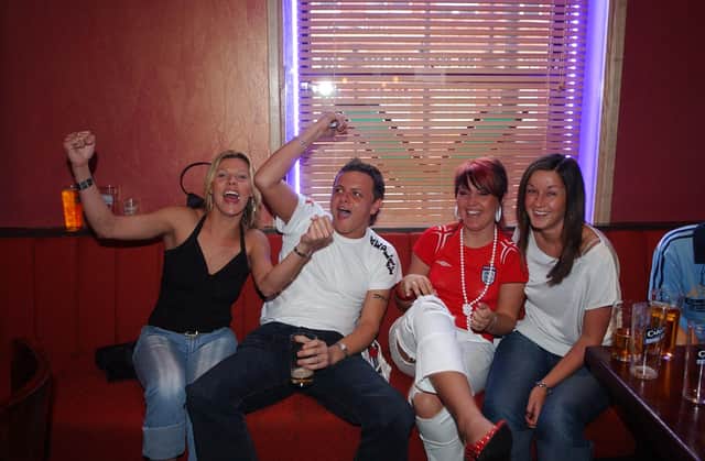England fans in Vision in 2004.