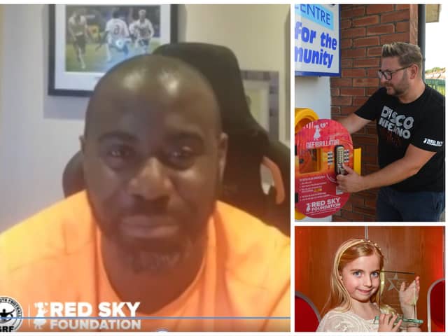 Former footballer Fabrice Muamba has praised the vital work of the Red Sky Foundation.
