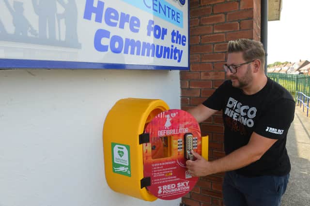 Red Sky Foundation founder Sergio Petrucci is determined to spread awareness and availability of defibrillators.