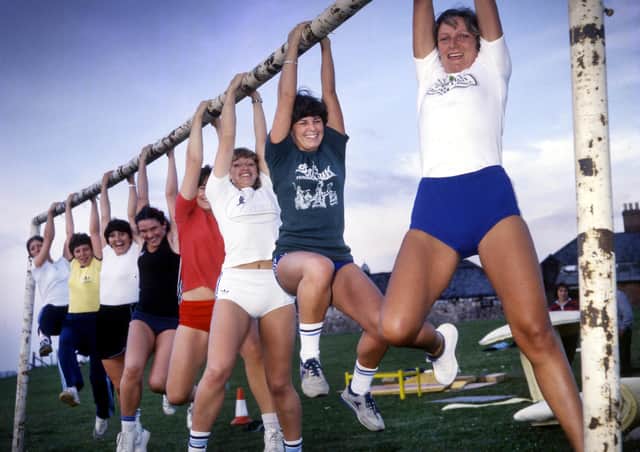 The Sunderland's team pictured training for Jeux Sans Frontieres in 1981.