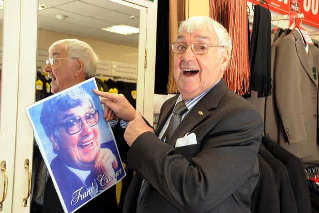 Frank Carson at Greenwoods in Sunderland in 2011.He was in town 40 years earlier with his comedy routine at La Strada.