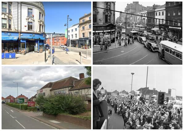 Sunderland streets as they looked in yesteryear and again in more recent times.