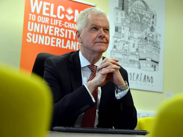 University of Sunderland Vice-Chancellor Sir David Bell  hopes the university can help fill the current workforce gaps in the NHS.
