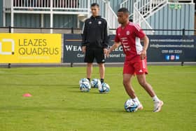 Jewison Bennette training ahead of Costa Rica's upcoming international fixtures