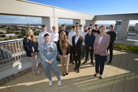Sunderland City Council picture of the new apprentices ready to start work.