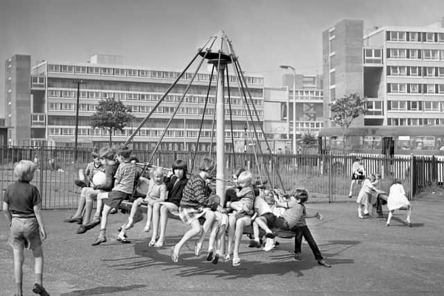 Thompson park play area in 1967.