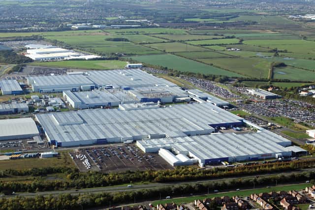An aerial view of Sunderland's Nissan plant. Submitted picture.