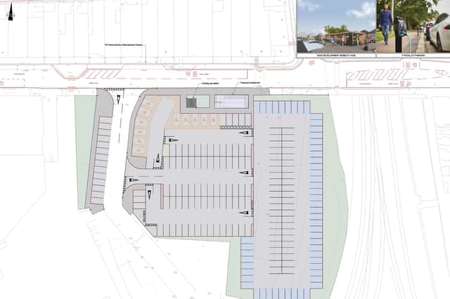 The plan for Holmeside car park.