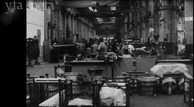 A shipyard scene from the 60s.