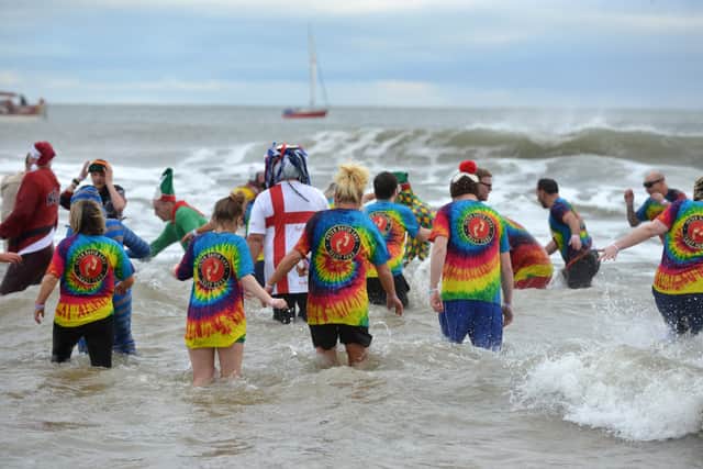 The Lions use money raised from activities including the Boxing Day Dip to fund the Christmas Wish campaign