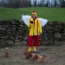 A still from short film, Chicken Girl