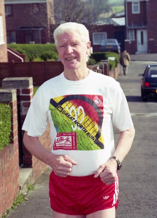 Joe Welch who was still going strong as a London Marathon runner in his 70s.