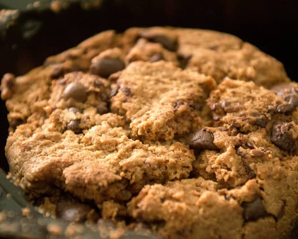 Stock image of a cookie from Pixabay.