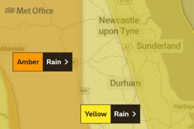Latest Met Office weather warnings map for October 20.