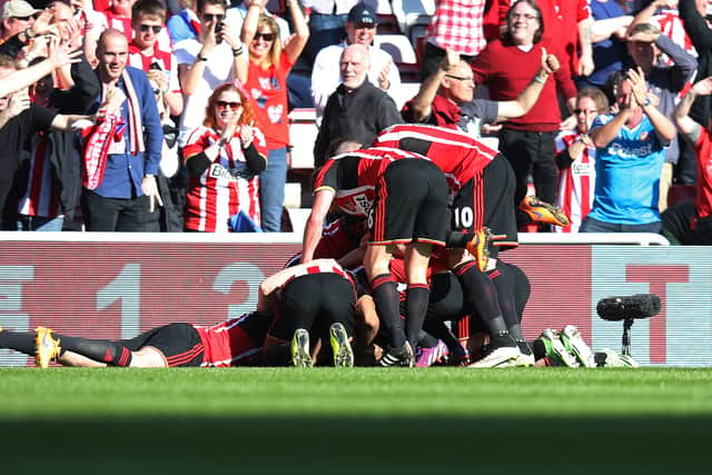 Jermaine Defoe smashed home a volley on the stroke of half-time (Image: Getty Images)