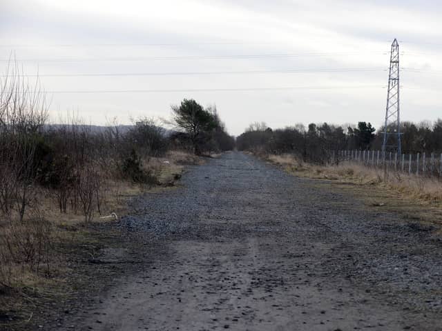 A stretch of the disused line