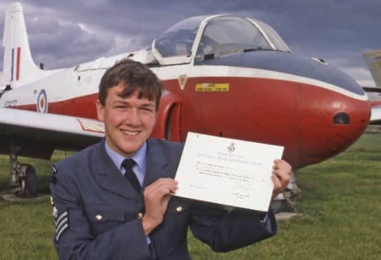 Wearside teenager Gary Morris who earned his pilots licence at the age of 17.