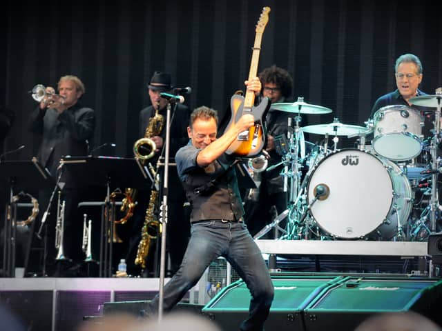 Bruce Springsteen in Sunderland in 2012