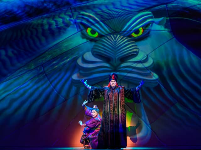 Adam Strong as Jafar in Disney's Aladdin