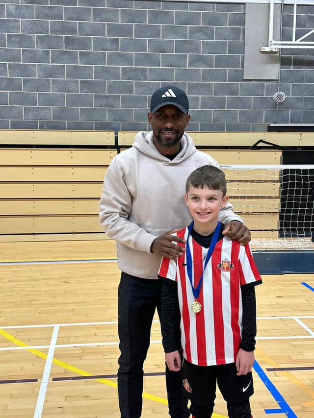 Jermain makes this fan's day extra special.