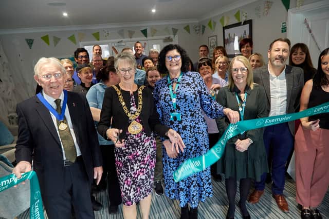 City Mayor, Cllr Dorothy Trueman, officially opens Hylton Grange nursing home.