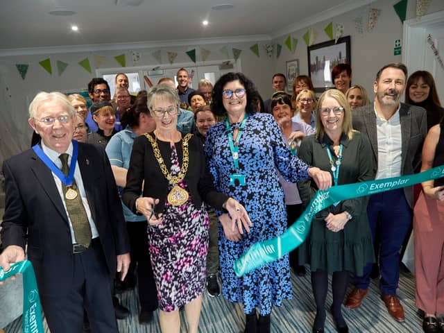 City Mayor, Cllr Dorothy Trueman, officially opens Hylton Grange nursing home.