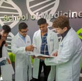 Students at the University of Sunderland’s School of Medicine.
