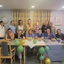 Primrose Care Home staff, before the special meal.