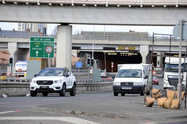 The northbound Tyne Tunnel will be temporarily closed.