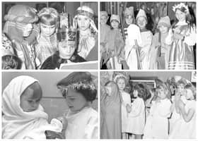 Perfect performances from all of these children 50 years ago.
See if they bring back Nativity memories for you.