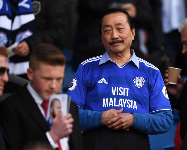 Cardiff City owner Vincent Tan.