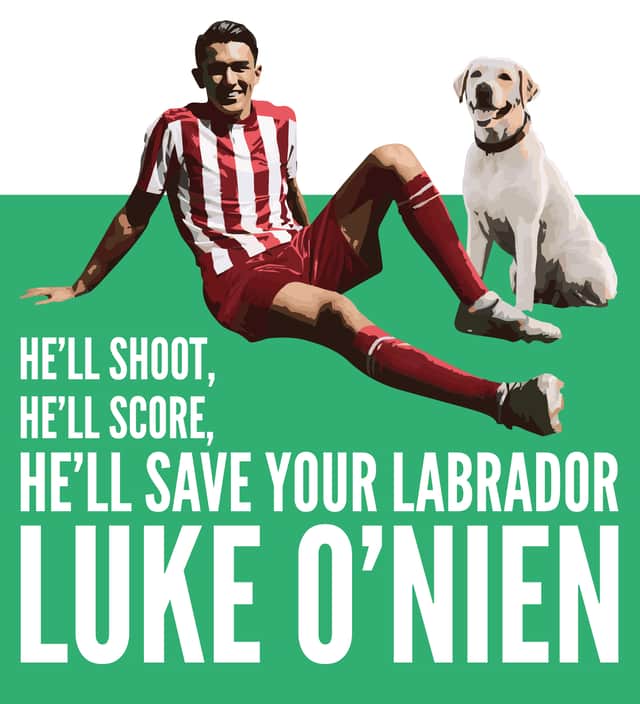 The Luke O'Nien shirt is another of the Mackem Daft products.
