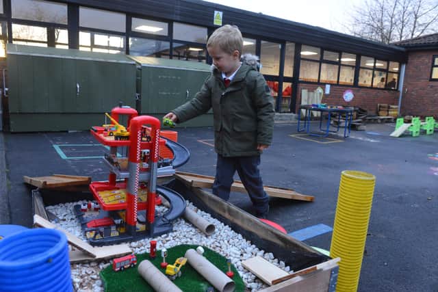 The new play area was created thanks to £6,000 of funding from BAE Systems.