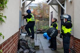 Police carried out raids as part of the operation