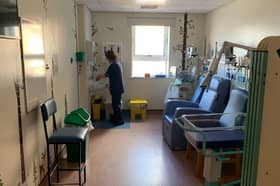 This three-cot bay will be able to care for five babies under the plans for Sunderland Royal Hospital's Neonatal Unit. Submitted picture.