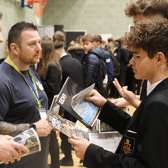 Over 1,000 youngsters took part in the careers fair.