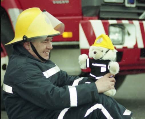 Trauma Ted - the new addition to the fire service in Washington in 1994.
