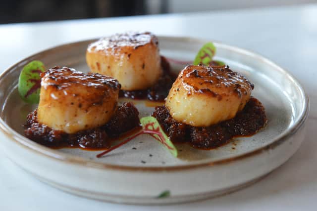 Scallops at The Tram Shelter