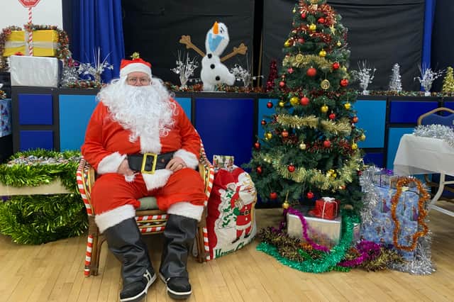 Santa at the St Mary's Christmas fair. Submitted picture.