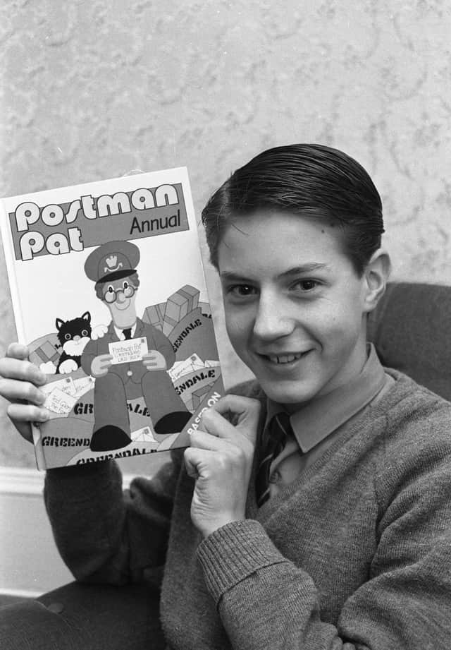 Richard Lightfoot with one of the Postman Pat annuals he found in 1988.