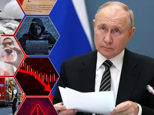 Mystic Baba Vanga's predictions for 2024 have been revealed and they include medical advancements, but also the attempted assasination of Putin and cyber attacks. Composite image by NationalWorld/Mark Hall.