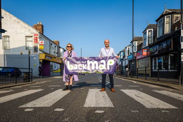 Jo Cooper (CEO of Back on the Map) and Craig Richardson (Head of Business at Back on the Map).


