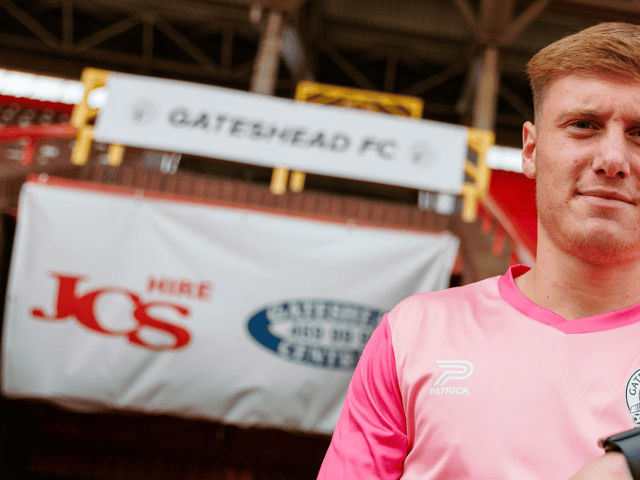 Harrison Bond joined Gateshead following his departure from Sunderland (photo Jack McGraghan)