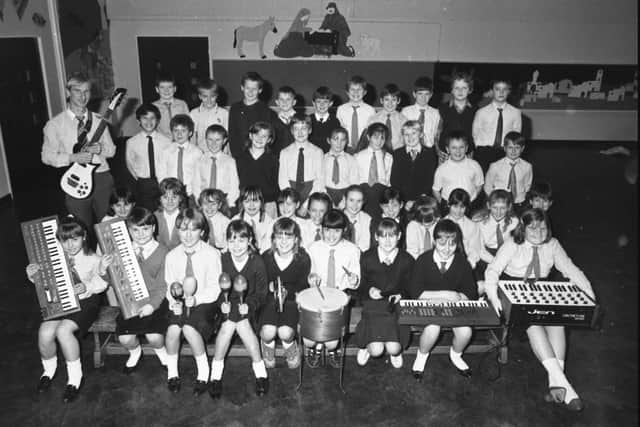 The Hylton Castle Junior School choir - a television hit in 1987.