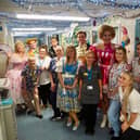 The cast from Sunderland Empire's Beauty and the Beast took time out to visit Sunderland Royal Hospital.
