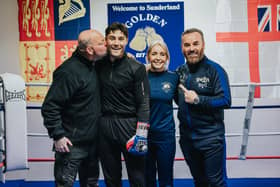 Sunderland boxer Josh Kelly, and his promoter Wasserman Boxing, have come together to donate funds to Sunderland Golden Gloves amateur boxing club.
